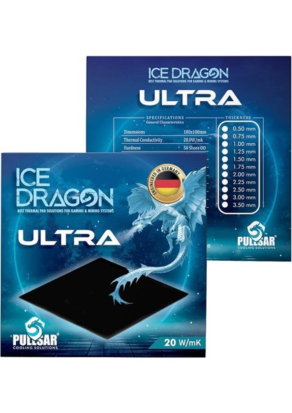 Ice Dragon® Ultra/thermal - Termal Pad / 20.0 W.m*k /100 * 50 (1.00)