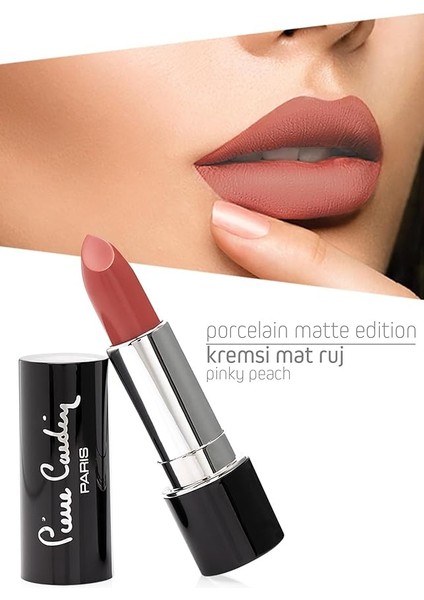 Cardin Porcelain Matte Edition Lipstick - Pinky Peach -207 indirimleri