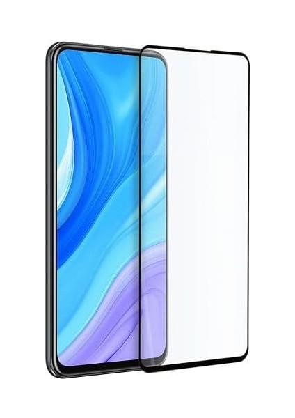 Huawei ile Uyumlu P Smart Pro 2019 Ekran Koruyucu Tam Kapatan Nano Siyah