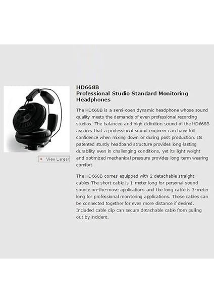 HD668B Stüdyo Kulaklık indirimleri