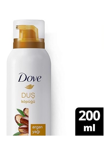 Argan Yağı Duş Köpüğü,10 Kat Daha Yoğun Köpüğe Sahip Kremsi Formül, 200 Ml, Beyaz fiyatları