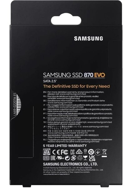 870 Evo Sata Iıı 2.5", 1 Tb Ssd, 560 Mb/sn Okuma, 530 Mb/sn Yazma , ‎MZ-77E1T0BW modelleri