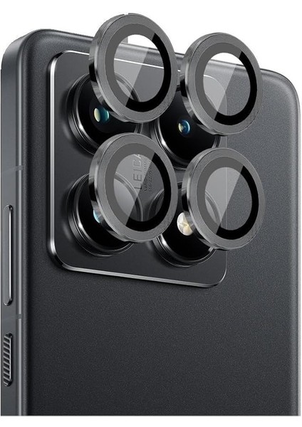 Xiaomi 14T Pro Kamera Lens Koruyucu Cam Filmi – Safir (Sapphire) | Üstün Koruma & Maksimum Şeffaflık (Siyah (Black))
