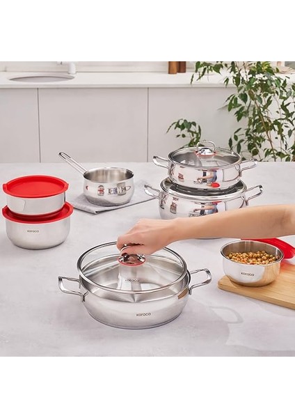 Pişir&sakla V2 13 Prç Çelik Set fırsatları