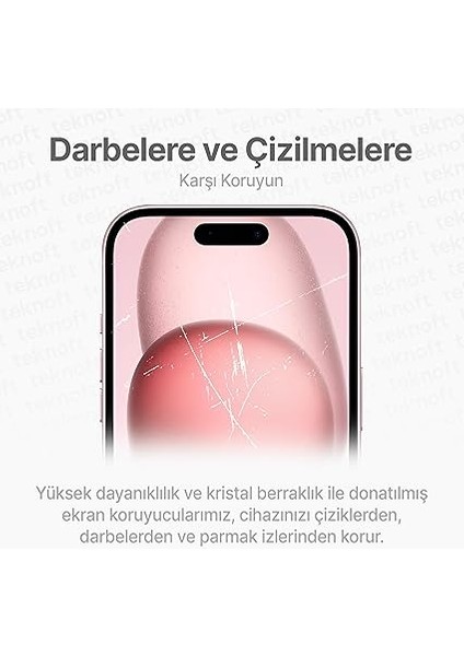 iPhone 15 Için Kolay Kurulum Kitli Takılırken Camın Altında Kesinlikle Toz Bırakmayan Ekstra Güçlendirilmiş Tam Koruma Sağlayan Pürüzsüz Lazer Kesim Premium Ekran Koruyucu Kırılmaz Cam fiyatları