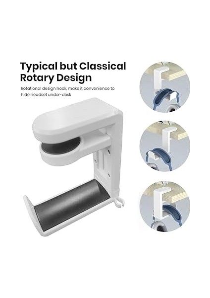 kulaklık standı tutucu metal kulaklık masa kancası 360 derece ayarlanabilir oyun kulaklığı montaj ofis seyahat ıçin sondaj kurulum fırsatları