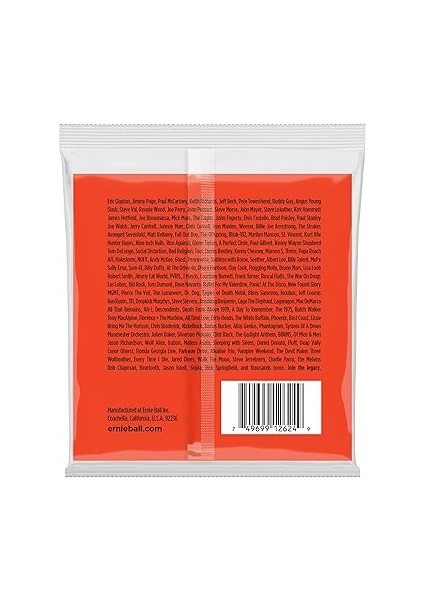 Ball Sıska Üst Ağır Alt Slinky 8-String Elektro Gitar Telleri, Ölçü 9-80 modelleri