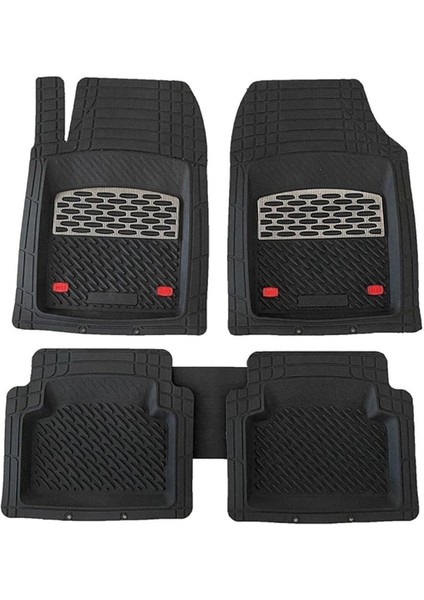 Ile Uyumlu 2008 Ile Uyumlu Universal Derin Havuzlu Paspas Krom Karbon