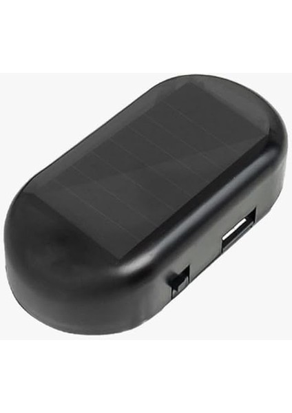 Araç Için Caydırıcı Solar Enerji Ile Şarj Olan Güçlü Yapışkanlı Işıklı Plastik Mini Alarm Görünümlü Aparat