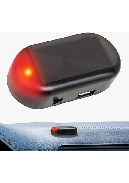 Araç Için Caydırıcı Solar Enerji Ile Şarj Olan Güçlü Yapışkanlı Işıklı Plastik Mini Alarm Görünümlü Aparat fırsatları