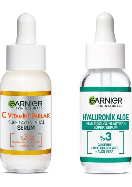 C Vitamini Serum + Hyaluronik Aloe Serum Seti