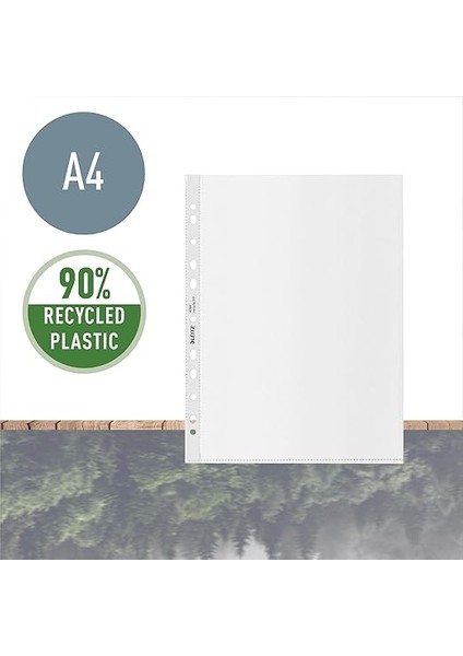 Recycle Poşet Dosya, A4, Şeffaf, 25 Adet fiyatları