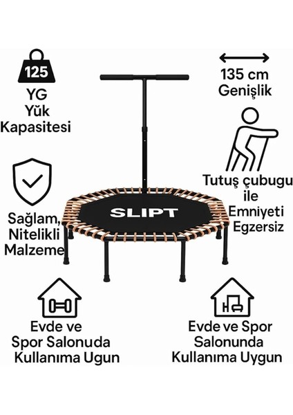 135 cm ''(54 Inç) Tutunmalı Step Trambolin Cks-65 fırsatları