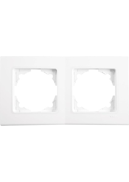 Linnera Beyaz Ikili Çerçeve Yatay
