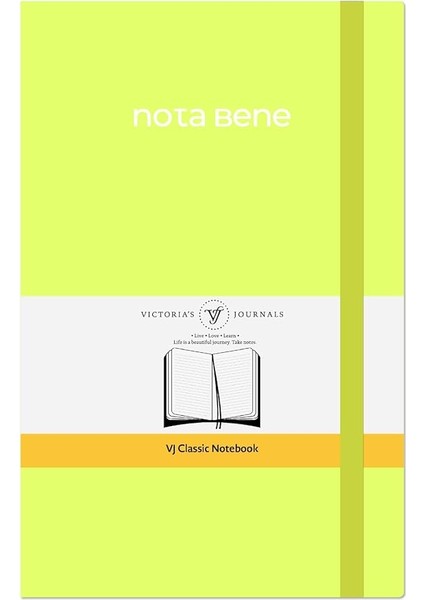 Journals Nota Bene Classic Esnek Kapak Defter 13X21 cm (Sarı)