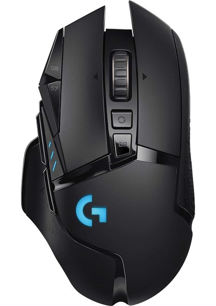 G G502 Lıghtspeed Kablosuz Oyuncu Mouse, Hero Sensör, 25.600 Dpı, 400 IPS Izleme Hızı, 1 Ms Bildirim Hızı, 114 gr Ağırlık, Siyah