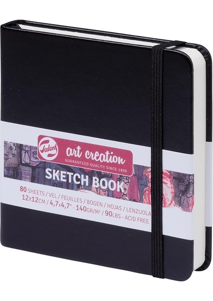 Art Creation Talens Artcreatıon Eskiz Bloğu 140 gr 12 x 12 cm Siyah