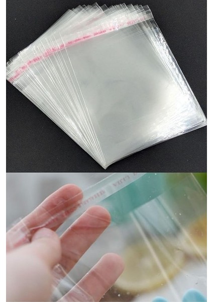 Bantlı Jelatin Poşet, Çeyiz Poşeti 20 * 30 cm 50 Adet