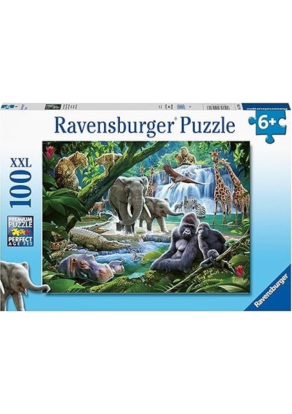 129706 100P Puzzle Vahşi Hayvanlar, Çok Renkli fiyatları