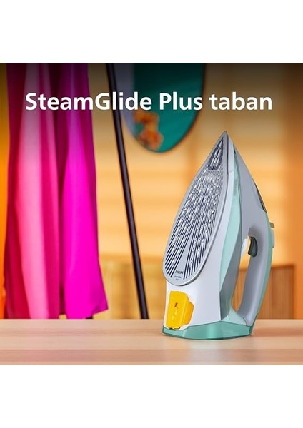 7000 Series Azur Buharlı Ütü - 2600W Güç, 220G Buhar, Damlama Önleme Sistemi, Steamglide Plus Taban, 300ML Su Haznesi (DST7012/70) fırsatları