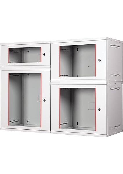 9u 19" Security Box Duvar Tipi Kabinet, Demonte, 542MM Genişlik, 400MM Derinlik, Açık Gri Renk fiyatları