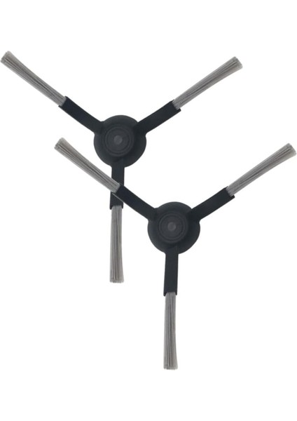 Siyah Yan Fırça 2'li Paket Mi Robot Vacuum Mop Pro(Model NO:STYTJ02YM) Vacuum Mop P ile Uyumlu