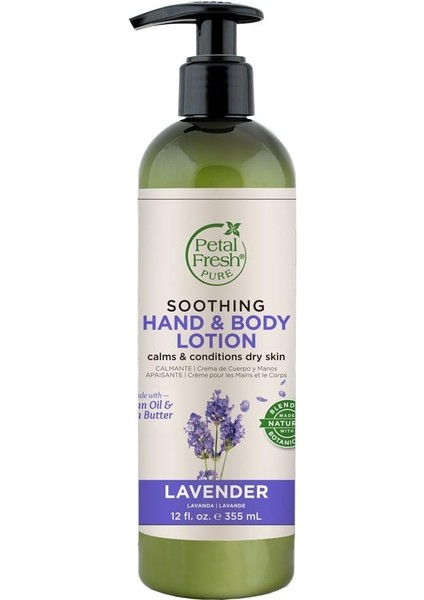 Fresh Lavanta Özlü Yatıştırıcı El ve Vücut Losyonu, 355 ml