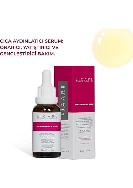 Centella Asiatica Aydınlatıcı Cica Serum 30ML fiyatları
