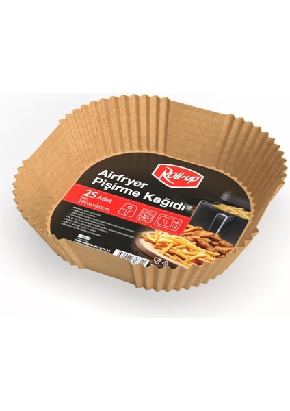 Up Airfryer Pişirme Kağıdı Kare 20CM 25LI