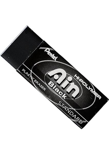 Öğrenci Silgisi Hi-Polymer Düz Siyah ZEAH06 Ax fiyatları