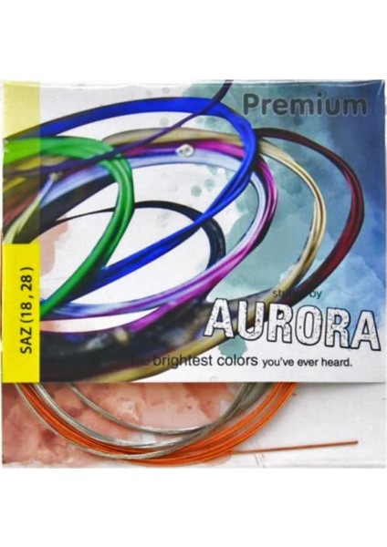 Premium Kısa Sap Bağlama Teli Profesyonel Bakır Bamlı 0,18