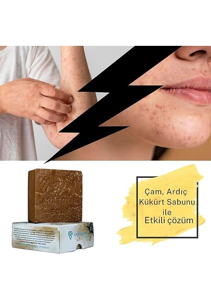 Soap 1978 Antioch Koleksiyonu Çam Ardıç Kükürt Doğal Özel Üretim Egzama Sivilce 1 Kalıbı 130 Gr. Tekli Paket fırsatları