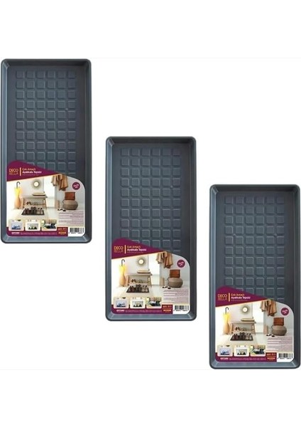 3 'lü Çok Amaçlı Ayakkabı Tepsisi