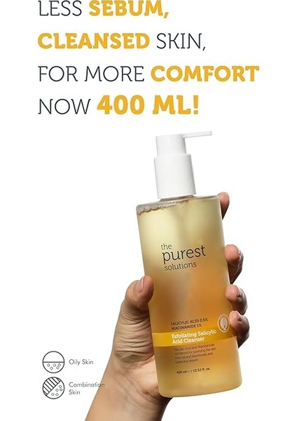 Purest Solutions Exfoliating Salicylic Acid Cleanser Temizleyici 400 ml modelleri