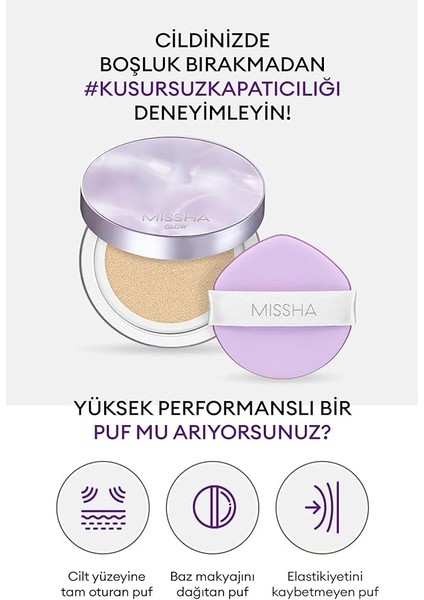 Yüksek Kapatıcılık Sağlayan Yumuşak Makyaj Süngeri (5 Adet) Glow Layering Fit Puff fiyatları