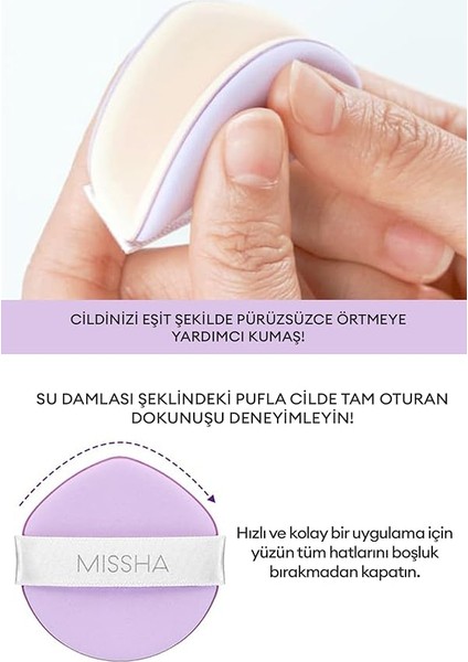Yüksek Kapatıcılık Sağlayan Yumuşak Makyaj Süngeri (5 Adet) Glow Layering Fit Puff fırsatları