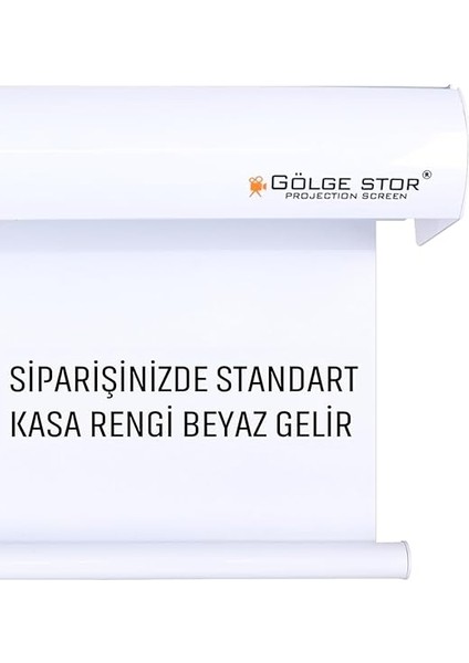 Stor EN210CM BOY180CM Projeksiyon Perdesi Manuel-Yeni Akıllı Kumaş Teknolojisi fırsatları