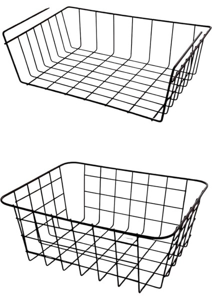 Dolap Içi Düzenleyici 1 Adet Kanguru Raf 1 Adet Çok Amaçlı Sepet
