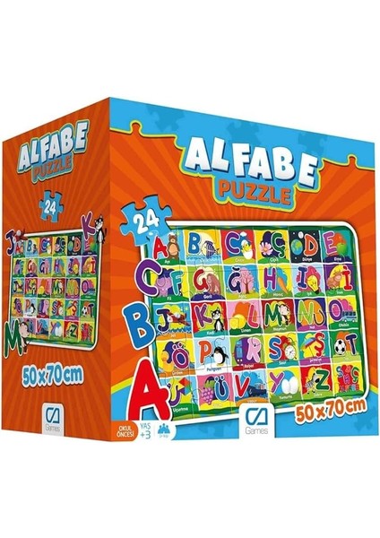 Games Alfabe Eğitici Puzzle (CA.5027)