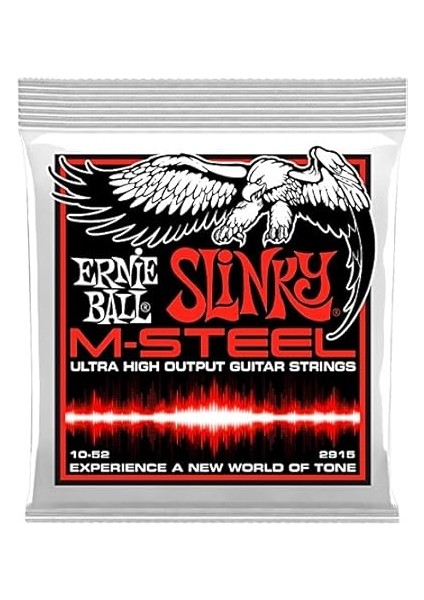 Ball P02915 Sıska Üst Ağır Alt Slinky M-Çelik Elektro Gitar Telleri, Ölçü 10-52 fiyatları