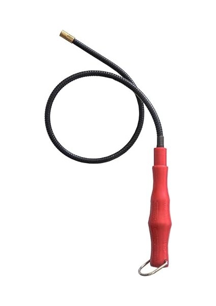 Esnek Manyetik Vida Tutma Mıknatısı Kırmızı Saplı 8mm x 57CM