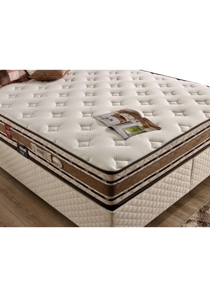 Cashmere Plus Set Çift Kişilik Yatak Seti 160 x 200 Başlık + Sandıklı Baza+ Ortopedik Yatak fırsatları