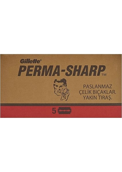 & Gamble Perma-Sharp Stainless Yaprak Tam Jilet Tıraş Bıçağı 100'LÜ (20 x 5) 7702018005819 modelleri