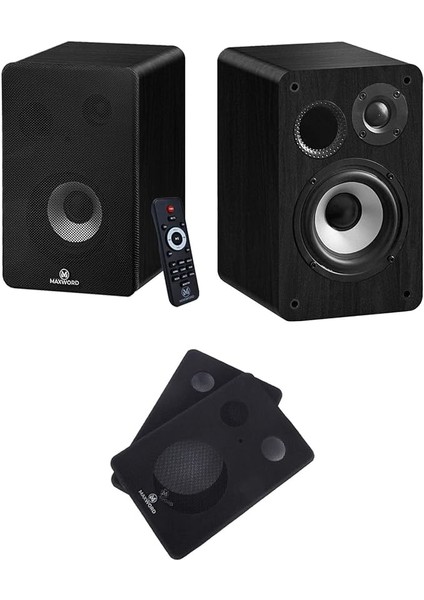 RM-400BK Aktif Stüdyo Referans Monitörü 4 Inç Çift Bluetooth USB 140 Watt