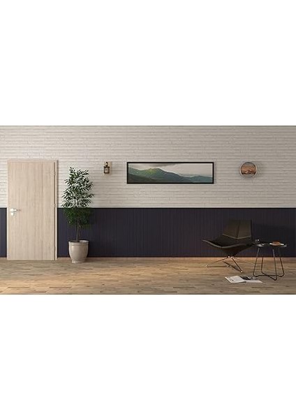 Ahşap Dekoratif Duvar Paneli (54 x 105 Cm) Boyanabilir 10 mm Ham Mdf Duvar Paneli fiyatları