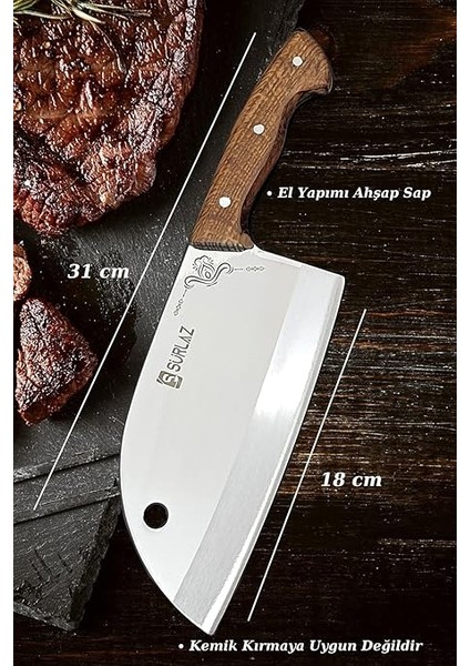 Şef Bıçak Seti 4 Parça Almazan Bıçak Outdoor Bıçakları Hediyelik Bıçak modelleri