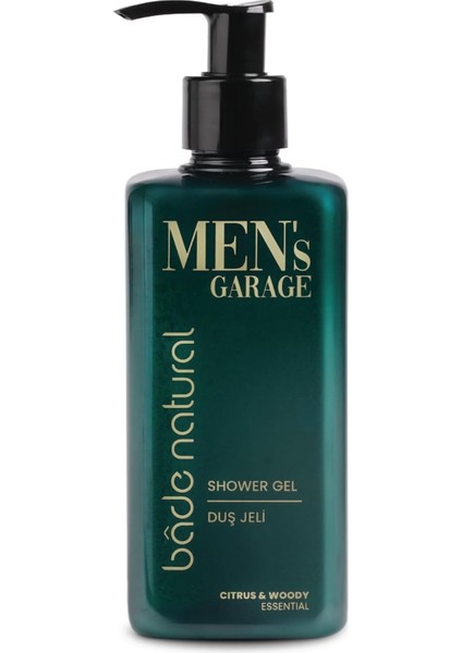 Natural Men's Garage Duş Jeli Arındırıcı ve Canlandırıcı 300 ml