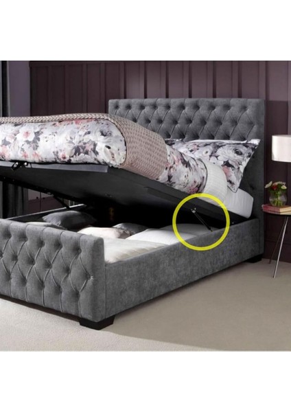 Amortisörü Baza Pistonu 38 cm 1000 N (1 Çift) Siyah