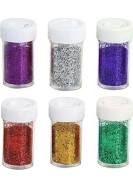 Marifetlerim - Tuzluk Karışık Renk Toz Sim 6 Adet