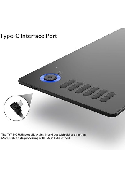 A15 Pro 10X6" 8192 Level 5080 Lpı Grafik Tablet + Kalem modelleri